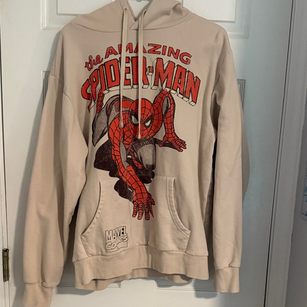 Marvel Tan Amazing Spider-Man Hoodie